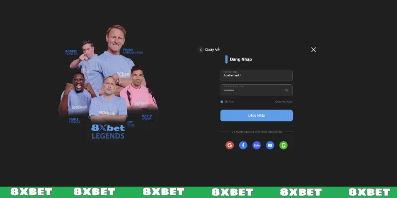 Cách đăng nhập 8XBET siêu tốc, rõ ràng